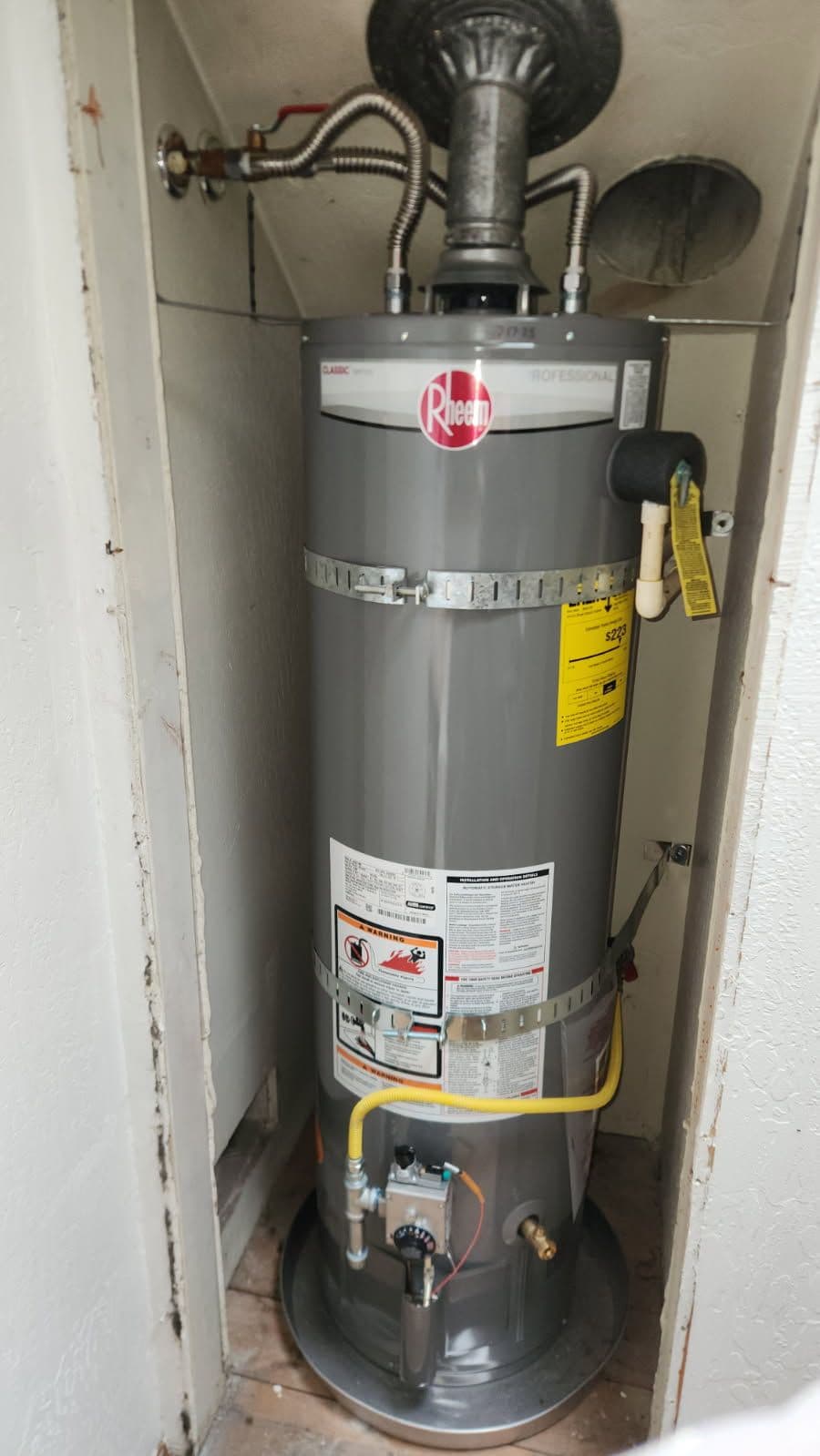 Gallery photos for Efficient Rheem Water Heater Installations by Straight Flush Plumbing: Image #1