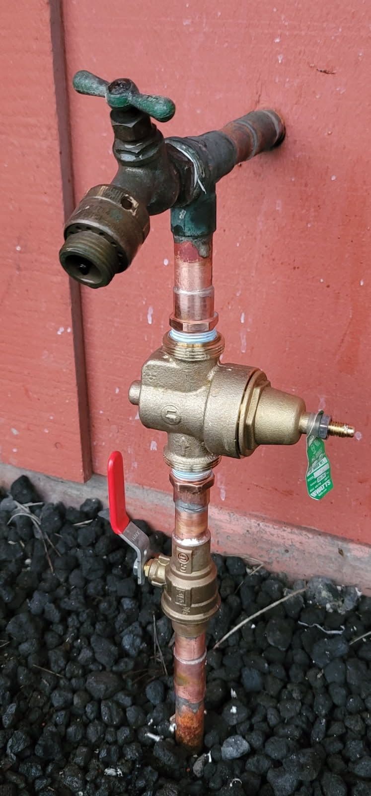 Outdoor Pipe Setup in Cutten Restores Water Flow image