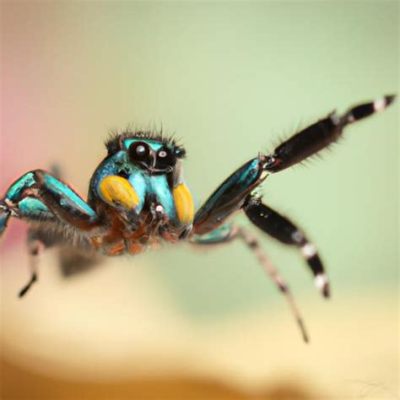   jumping spider 驚異的な跳躍力と精密な視力を持つ小さなハンター